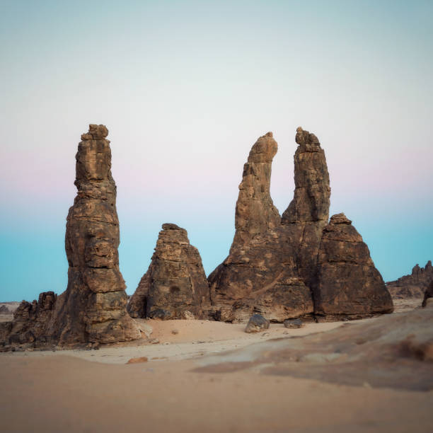 istock Rock Formations during Sunrise in the Desert 1455718006