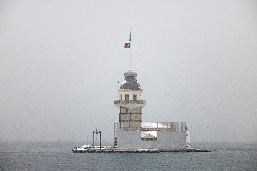 Marmara Sea in winter