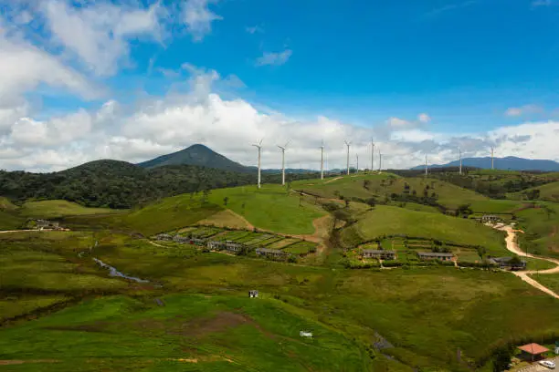 Photo of Wind power plant in Sri Lanka.