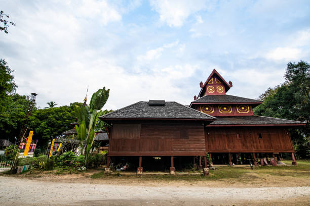Chom Sawan temple in Phrae province, Thailand.