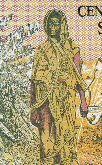 Black Women Pattern Design on Somali Currency
