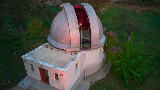 istock Astronomical observatory for science research of space and cosmos. 1455741890