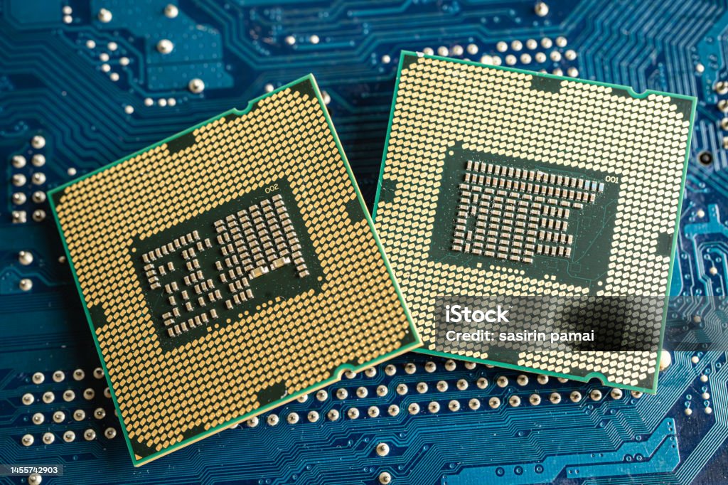Cpu Chip Shell Cpu Central Processor Unit Chip Chip On Circuit Board In Pc And Laptop ...
