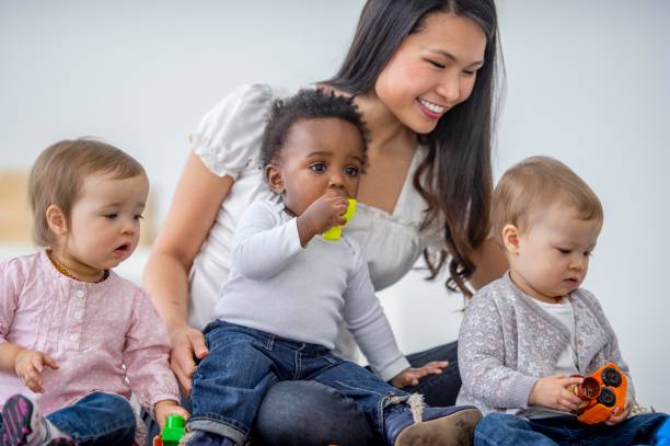 istock Childcare Provider with Toddlers 1455750828