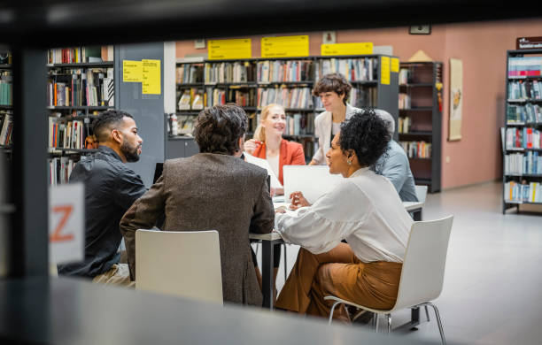 istock Business people having a meeting 1455753196