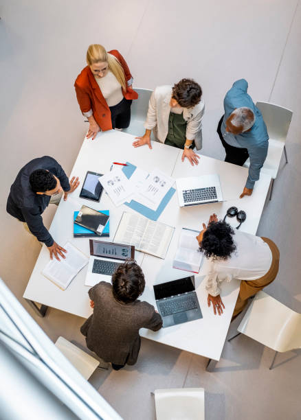 istock Business people having a meeting 1455753382