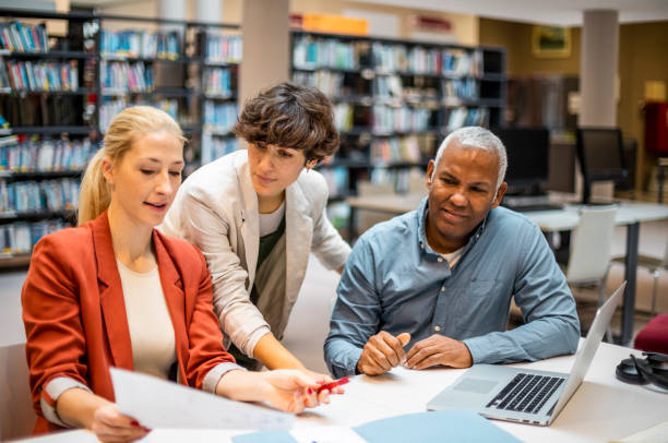 istock Business people having a meeting 1455753385