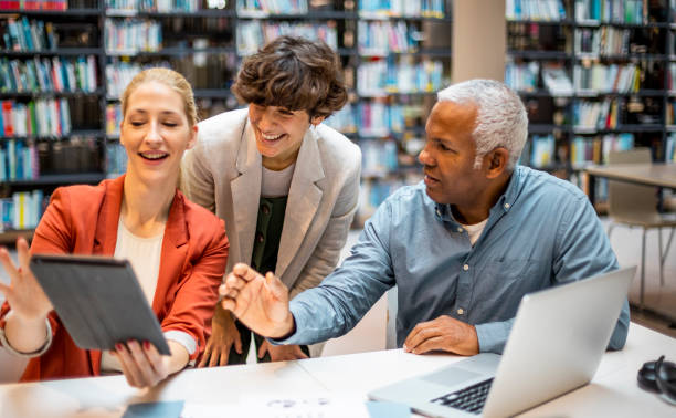 istock Business people having a meeting 1455753437