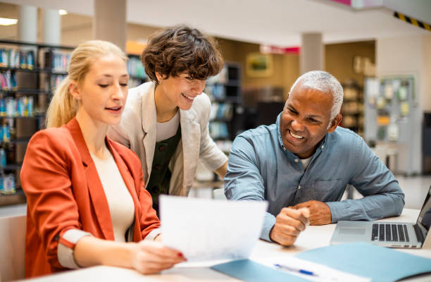 istock Business people having a meeting 1455753458