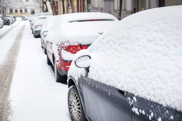 istock Snow-covered cars 1455753882