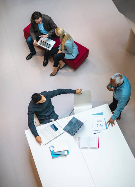 istock Business people having a meeting 1455753917