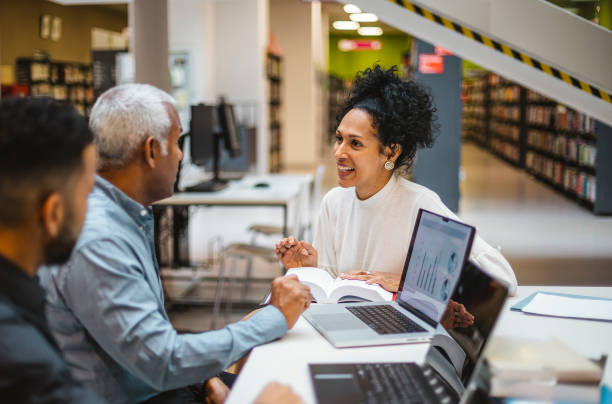 istock Business people having a meeting 1455754110