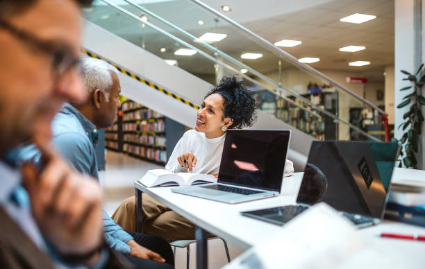 istock Business people having a meeting 1455754156