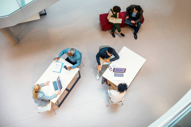istock Business people having a meeting 1455754966