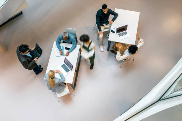 istock Business people having a meeting 1455755017