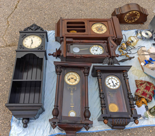 istock Grandfather Clocks Antique Market 1455759956