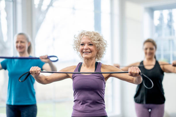 istock Women's Fitness Class 1455765446