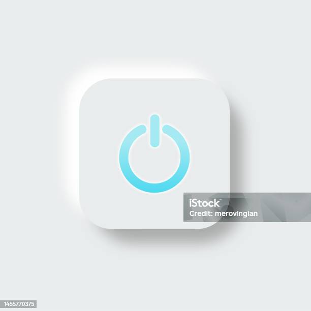 Neumorphism Design Power On Off Button User Interface Elements For ...