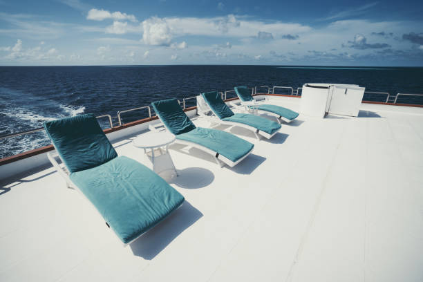 istock A row of loungers on a yacht deck 1455777215