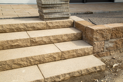 Construction of a new staircase and terrace