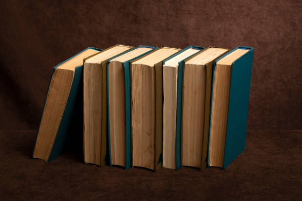 istock Still life with a stack of old books on the table 1455787551