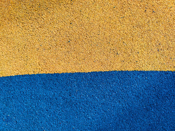 istock yellow-blue abstract background symbolizing the Ukrainian flag 1455793792