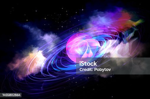 istock Outer space fantasy 1455802864