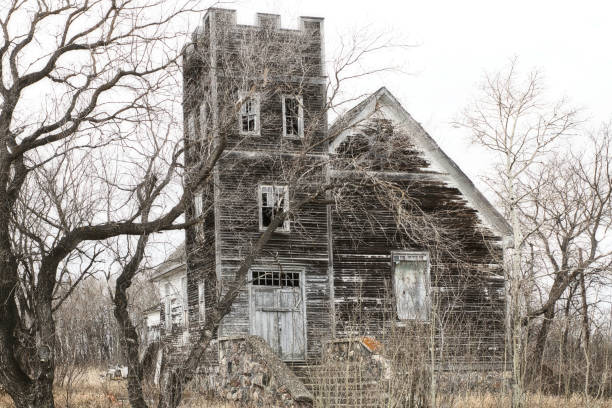 istock An abandoned old country church 1455806601