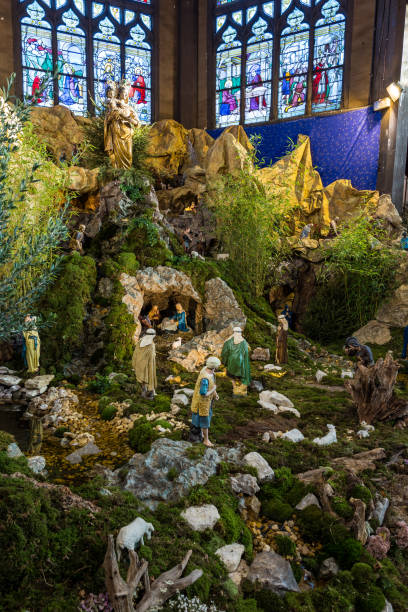 istock Nativity scene inside the Sainte-Catherine Church in Honfleur 1455811842