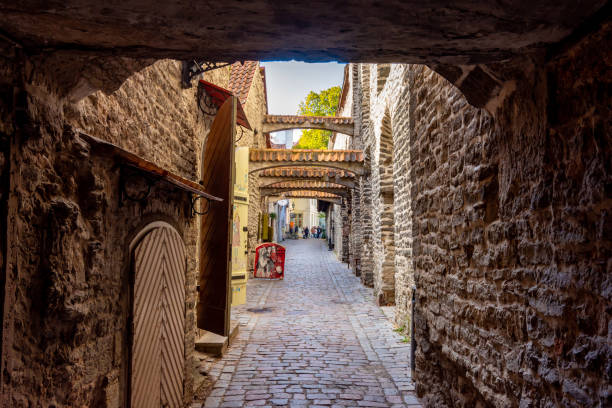 istock St. Catherine's passage in old town, Tallinn, Estonia 1455812162