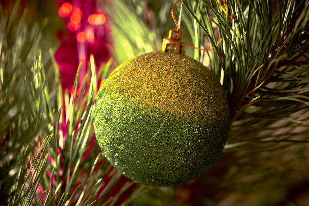 christmas toy hanging on the tree