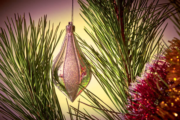 christmas toy hanging on the tree
