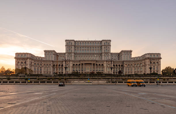 istock Palace of Parliament at Sunset 1455814257