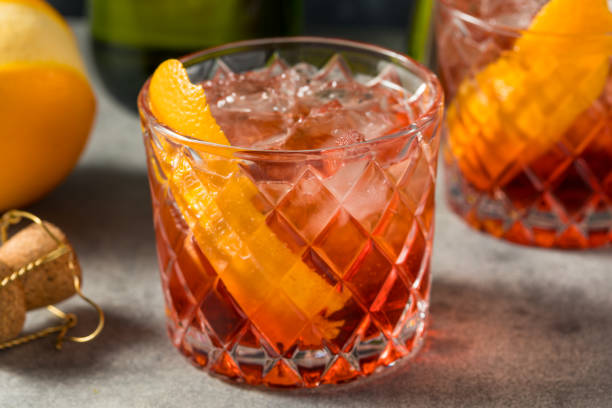 istock Boozy Cold Negroni Sbagliato Cocktail 1455817879