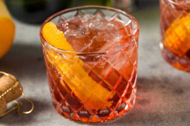 istock Boozy Cold Negroni Sbagliato Cocktail 1455817938