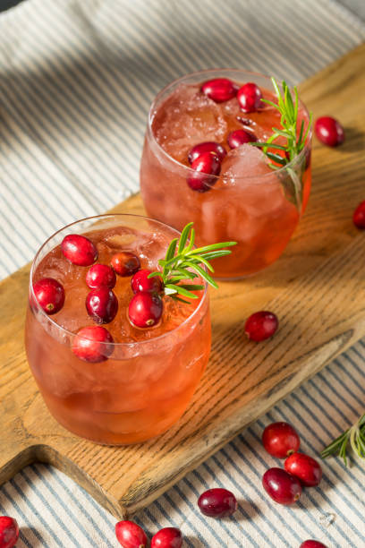 istock Boozy Refreshing Christmas Cranberry Cocktail 1455818265