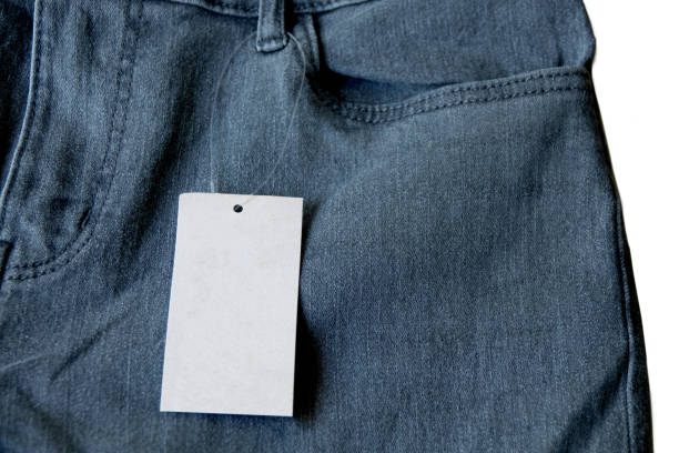 istock Mockup of a paper blank tag 1455831625