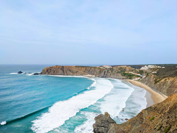 istock Arrifana beach rocks ocean Portugal 1455832324