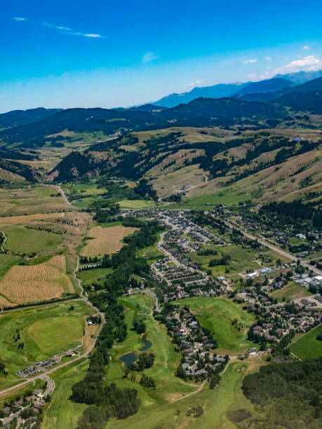 istock Earth from above, cityscape aerial landscape 1455851269