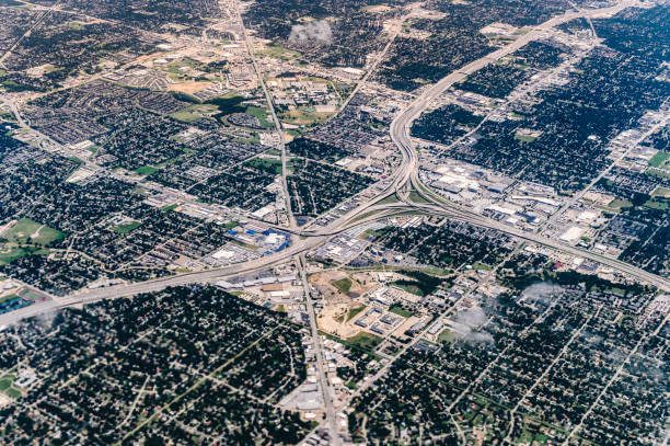 istock Earth from above, cityscape aerial landscape 1455852210
