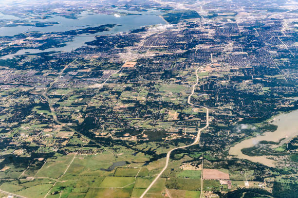 istock Earth from above, aerial landscape Montana 1455852318