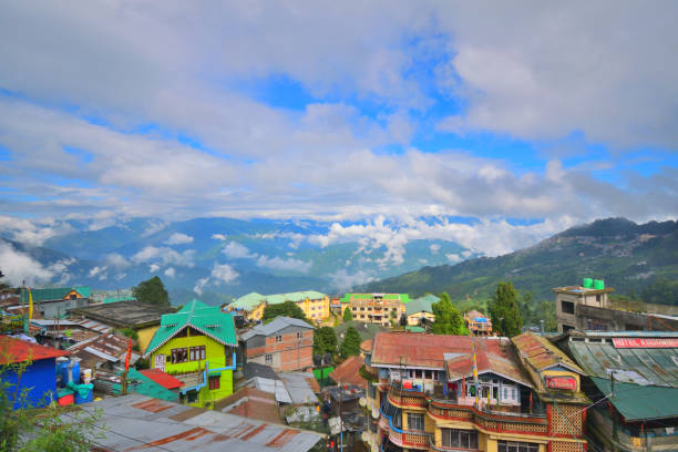istock Scenic view of Darjeeling in west bengal. 1455884737