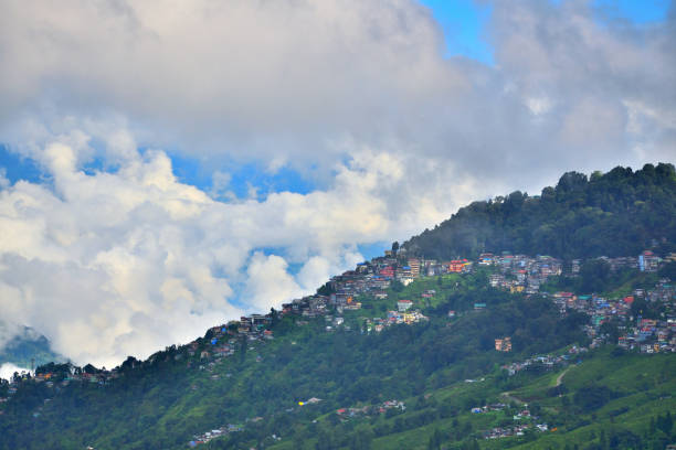 istock Houses on the hill slopes in Darjeeling. 1455885464