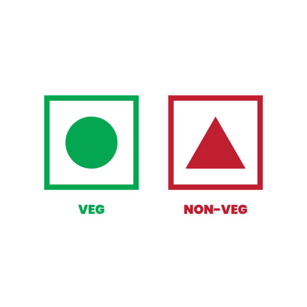 ilustrações de stock, clip art, desenhos animados e ícones de veg and non veg emoji icons - non veg