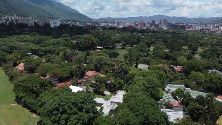 Aerial view of the Country Club in Caracas, Venezuela