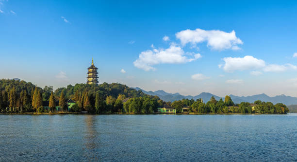 istock Hangzhou West Lake Ancient Architecture Landscape Scenic Spot 1455896208