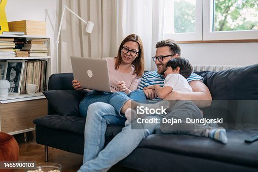 istock family enjoying time at home 1455900103