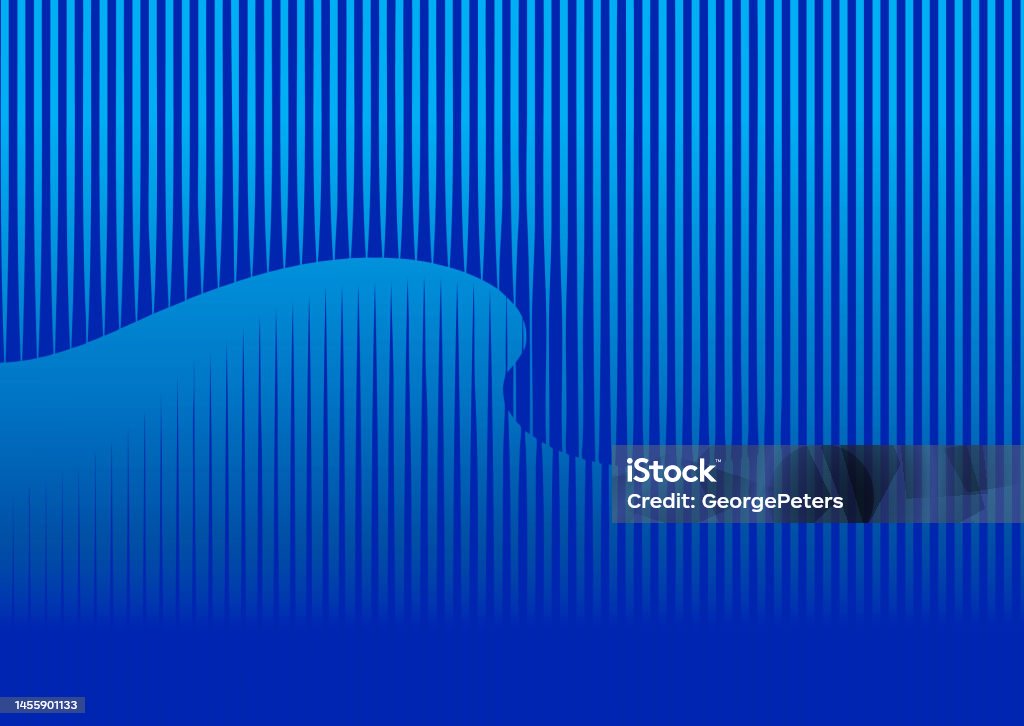 Blue Wave Pattern Abstract Background Stock Illustration - Download ...