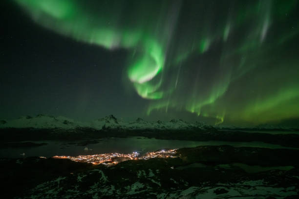 istock Tasiilaq, Greenland, Aurora Borealis 1455902620