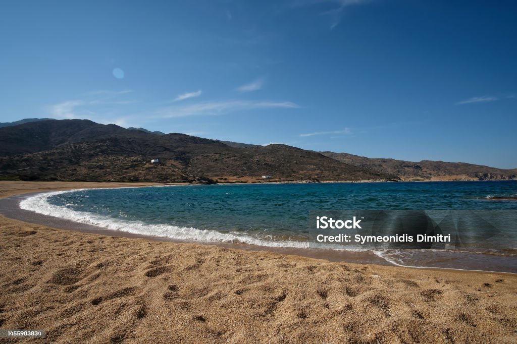 Ios Beach Scene Best Beaches Of Ios Greece Stock Photo - Download Image Now - Aegean ...